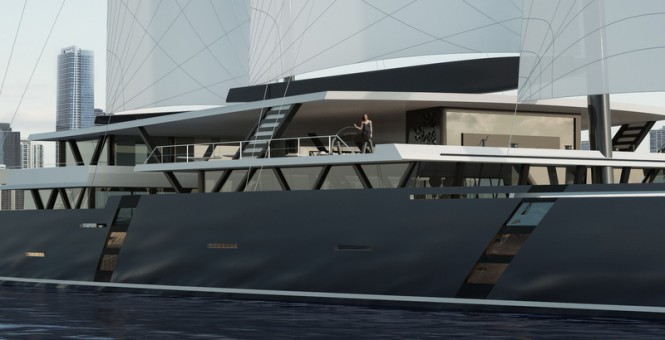 Sea Voyager luxury yacht SV223' concept