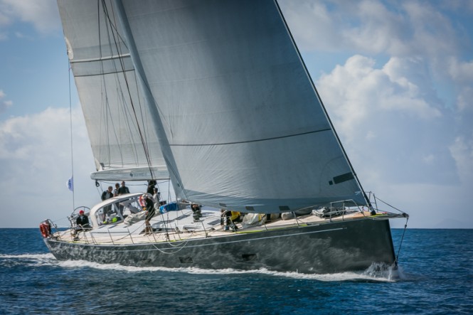 Solid easterly trade winds and surfing down Atlantic rollers - superyacht Windfall, Southern Wind 94 extends her lead - Image credit to Puerto Calero James Mitchell