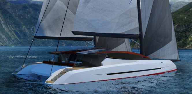 Solstice yacht concept - aft view