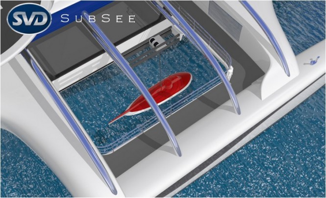 Subsee yacht concept - A fully integrated lifting system