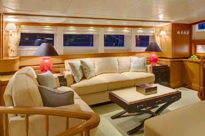 Super yacht Wisp - Interior - Photo by Cory Silken