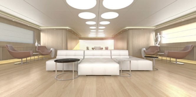 Superyacht Project A3 - Main Lounge