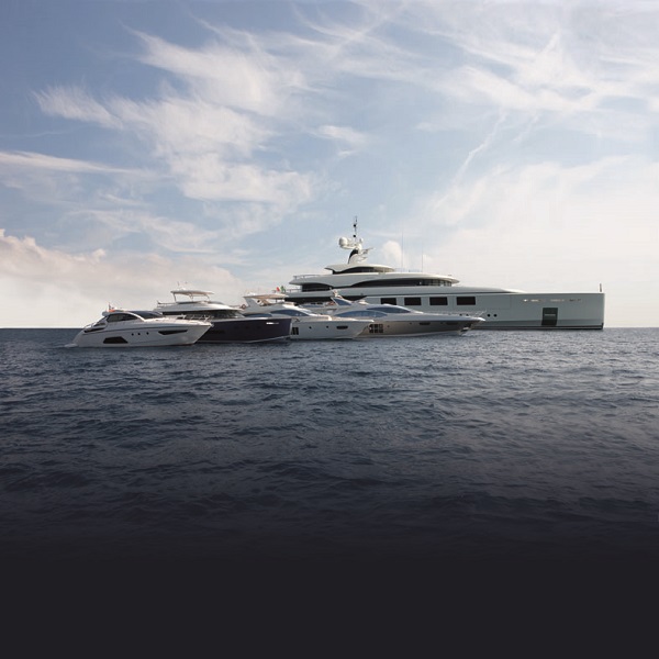 The whole range of luxury motor yachts by Azimut Benetti Group