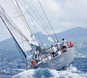 Southern Wind 94 sailing yacht Windfall completes RORC Transatlantic Race 2014 