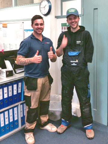 2014 QSM winners Joe Chambers and James Hitchens 2014 QSM winners Joe Chambers and James Hitchens