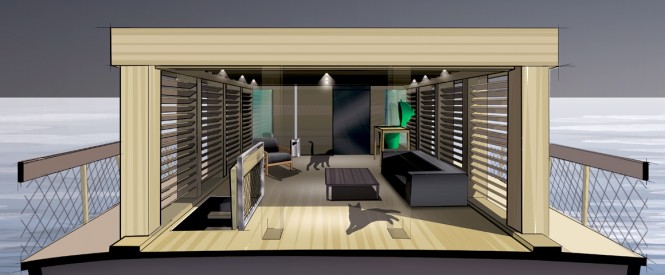 33m motor yacht refit project by Sea Level - Interior