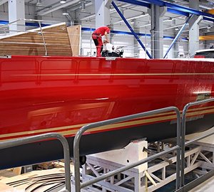 New Baltic 116 Custom sailing yacht DORYAN in Palma de Mallorca for sea trials