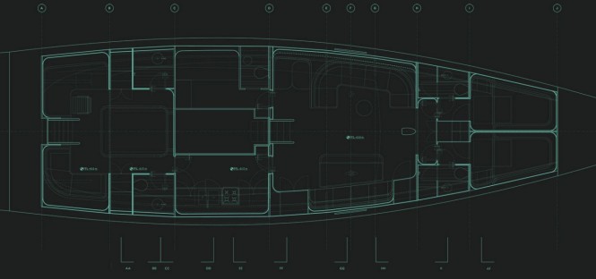 Brenta 80 DC superyacht - Blueprint