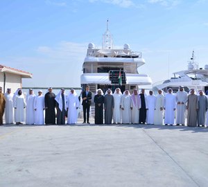 Leading Superyacht Builder Gulf Craft Welcomes Delegation of High-Profile Businessmen