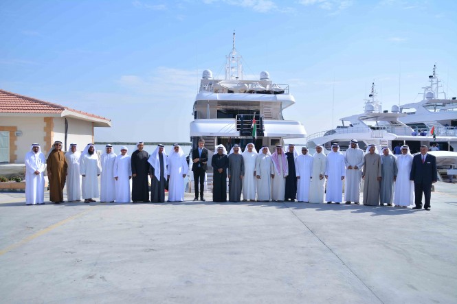 Emirati Business Delegation Tours Gulf Craft Shipyard in Umm Al Quwain Emirati Business Delegation Tours Gulf Craft Shipyard in Umm Al Quwain