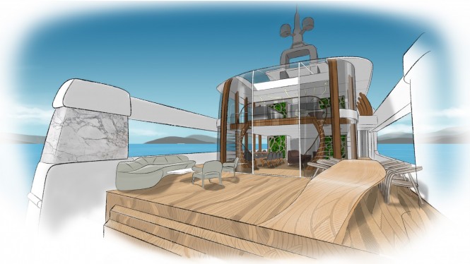 Luxury motor yacht CASA concept