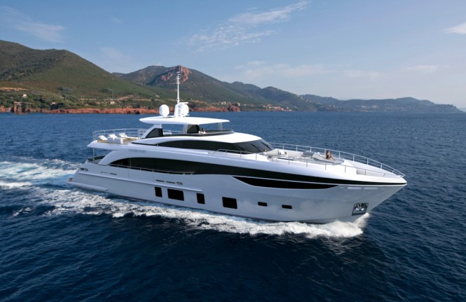 Luxury motor yacht PRINCESS 35M - Image courtesy of Princess Yachts International Plc
