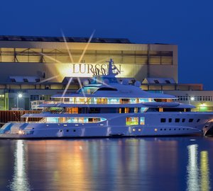 New 104m motor yacht QUANTUM BLUE delivered by Lurssen