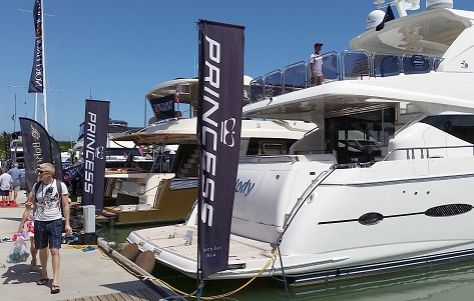 Luxury motor yachts by Princess on display at PIMEX 2015