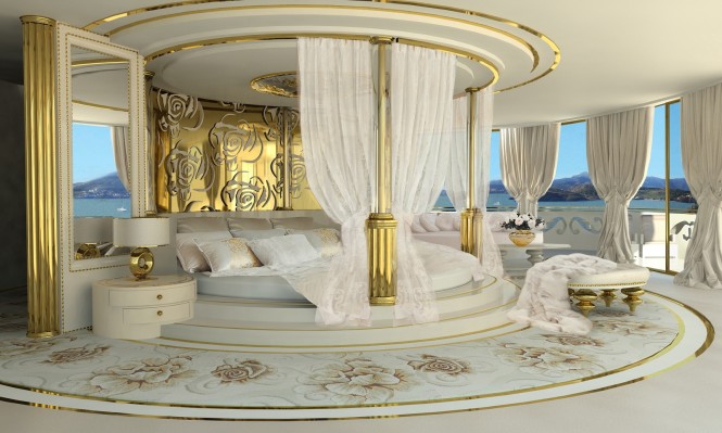 Luxury yacht LA BELLE - Master Cabin
