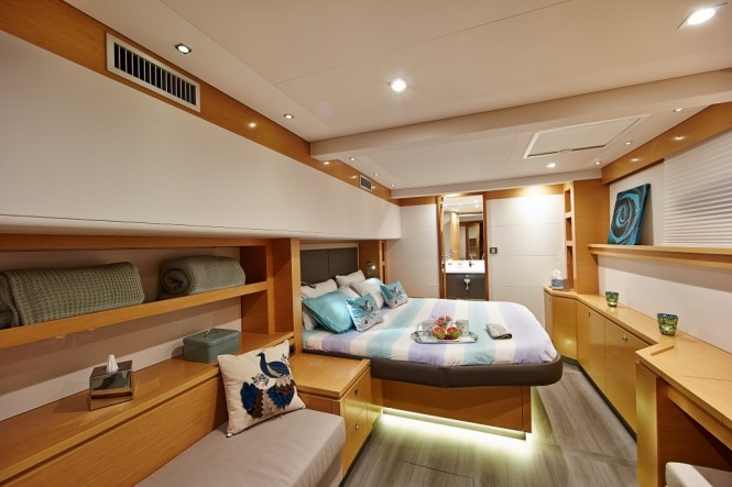 Luxury yacht LIR - Master suite