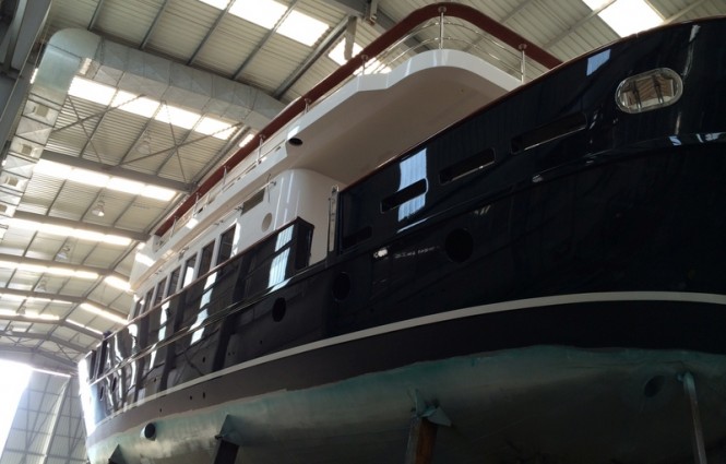 Motor sailer yacht Svetlana in build