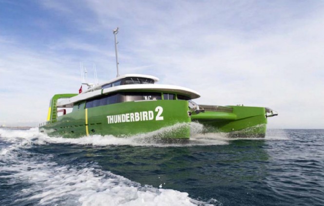New 22m motor yacht Thunderbird 2 delivered by Brilliant Boats and BB Yacht