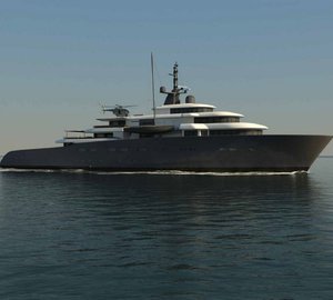 New 92m mega yacht X-BALLET concept design by Pastrovich