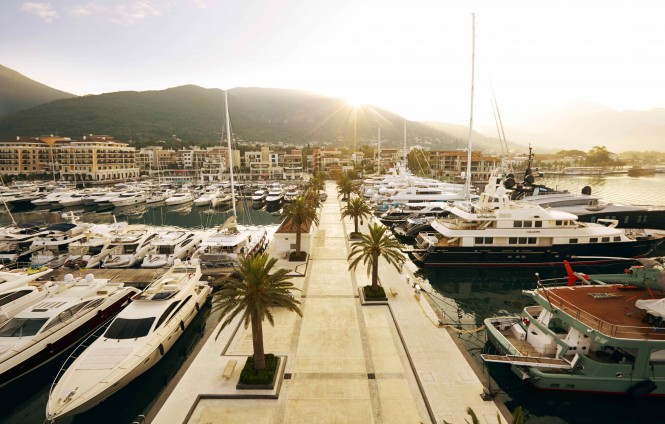 Porto Montenegro - a lovely Montenegro yacht rental destination