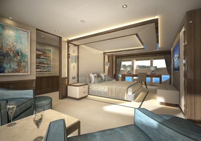 Project Gold Diamond Yacht - Image by Sunseeker International