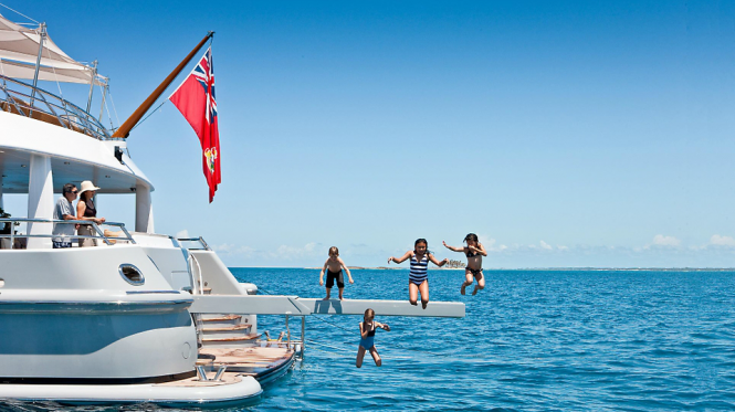 Relax with your family and friends aboard charter yacht BELLE AIMEE