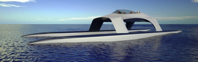 Rendering of the new Glider SS18 Yacht