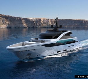 New motor yacht 'SLeek 39m' design by SABDES Design and Feadship 