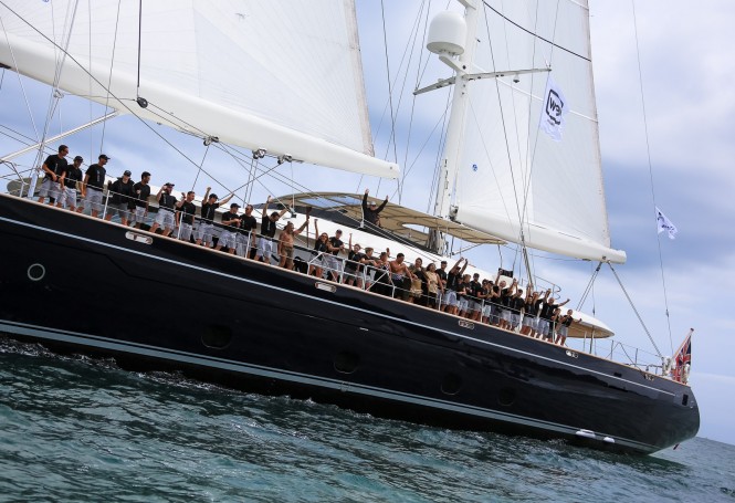 Sailing yacht Silencio - Winner of Day 1 at the NZ Millennium Cup 2015 - Photo by Jeff Brown