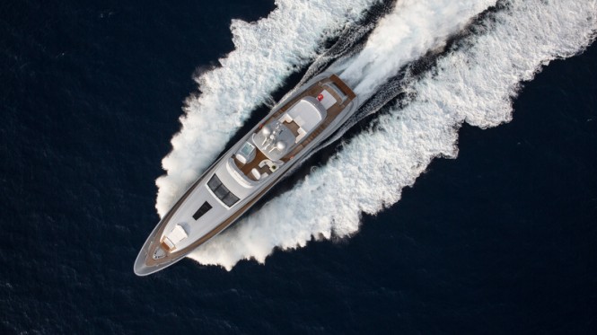 Silver Wind superyacht - top view - Photo Credits @ SuperyachtMedia