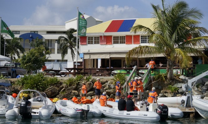 The awards ceremony on the main stage at Kim Sha beach for the 33rd Annual St. Maarten/St. Martin Heineken