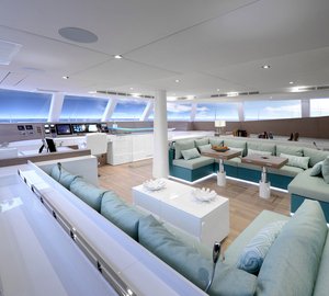 Interior images of first Sunreef 74 sailing yacht WILDBERRY
