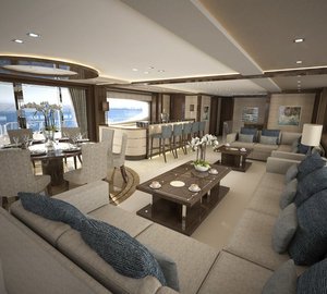 Sunseeker International releases interior images of second ‘155 Yacht’ motor yacht Project GOLD DIAMOND 