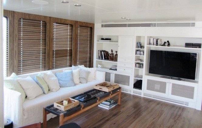 Superyacht Le Lutteur - Saloon