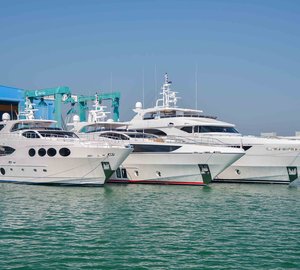 Gulf Craft launches three Majesty superyachts in one week