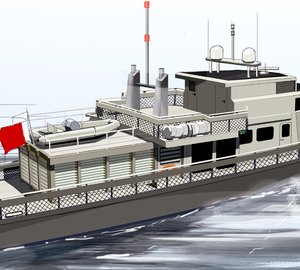 Unusual 33m motor yacht refit project unveiled by Sea Level Yacht Design & Engineering
