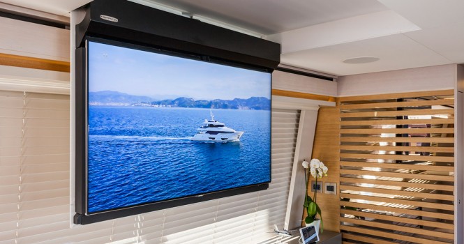 VOTIS entertainment system for Navetta 28 Yacht