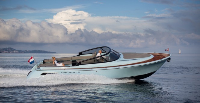 Wajer Osprey 38 yacht tender underway