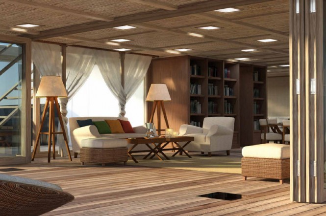 X-Ballet yacht concept - Interior