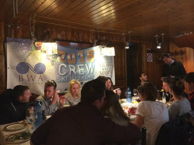 2015 Crew Ski Weekend organized by Villanova Grand Marina - Barcelona and BWA Yachting