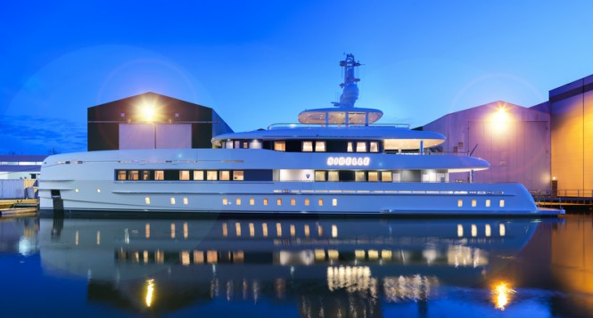 50m Heesen superyacht Sibelle - Photo by Dick Holthuis