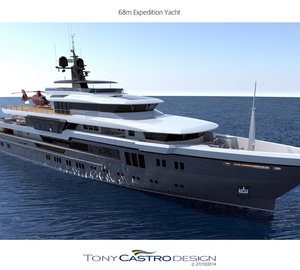New images of Tony Castro-designed 68m Explorer Superyacht concept