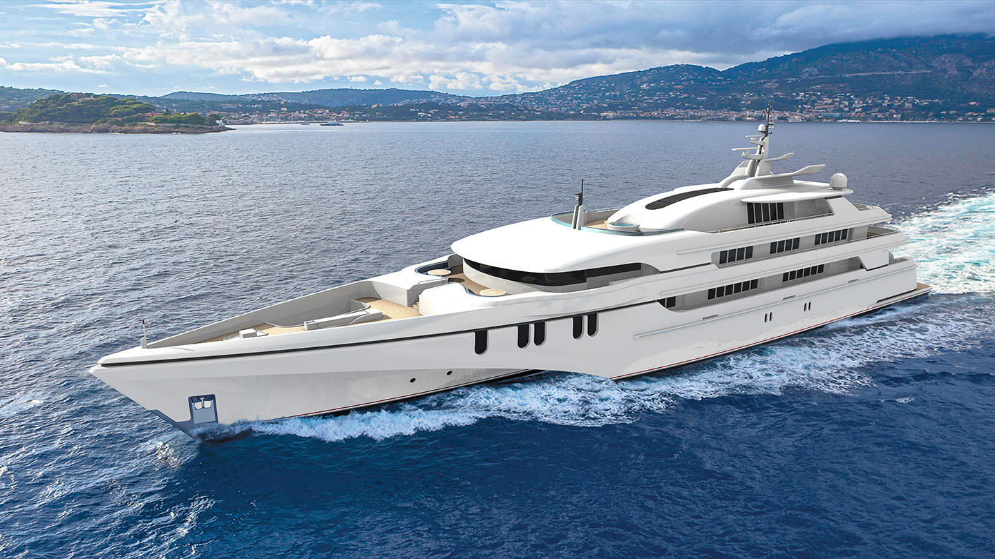 trimaran motor yacht