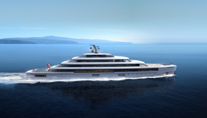 85m mega yacht Momentum 85 by Admital - The Italian Sea Group