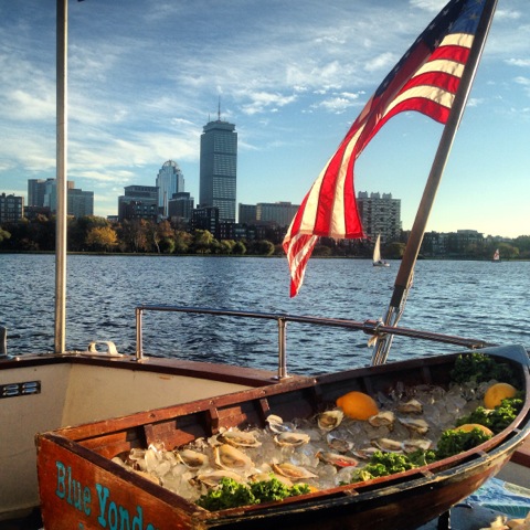 Aboard FULL MOON yacht in Boston