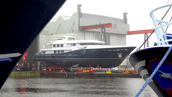 Amels Hull 467 superyacht at launch