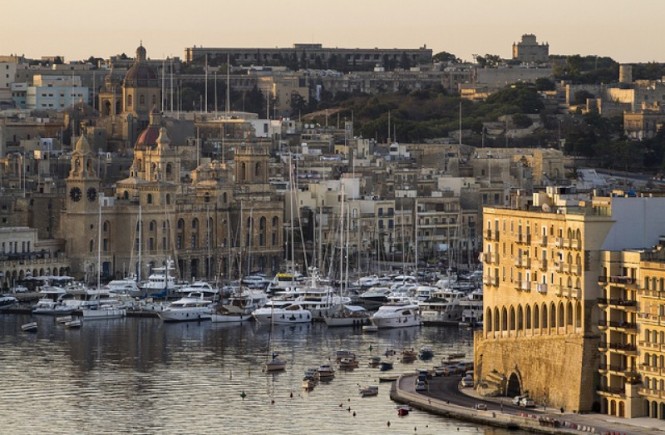 C&N's Grand Harbour Marina - a beautiful Malta yacht rental destination