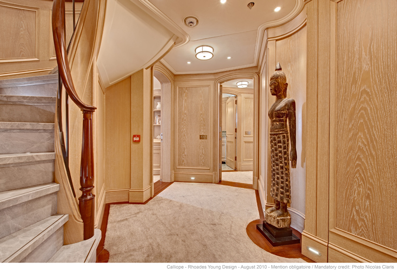 Calliope Yacht Guests Lobby — Yacht Charter & Superyacht News
