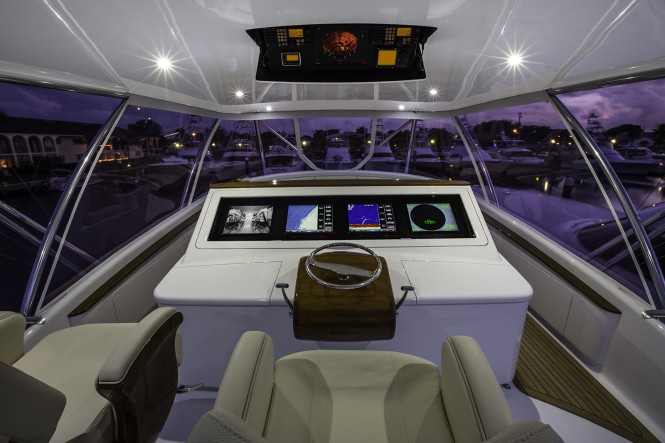 Clean Sweep Yacht - helm