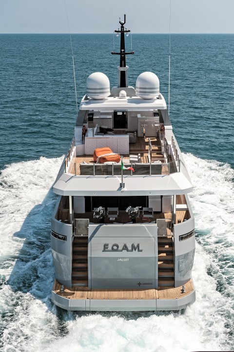 FOAM superyacht - aft view